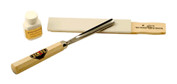 Wood is Good Tool Strop 170-4100 1-3/8" x 7" Abrasive and Chisel Sold Separately 170-4100